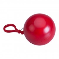 Pelerina de ploaie   , Poncho Ball, plastic, one size, rosu
