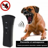 Aparat portabil cu ultrasunete impotriva cainilor agresivi, Bye Doggie, plastic, 13.5 c Aparat portabil cu ultrasunete impotriva cainilor agresivi, Bye Doggie, plastic, 13.5 c
