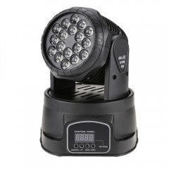 Proiector LED color   , Light Maddness, jocuri de lumini, 70W, 18 surse lumina, negru