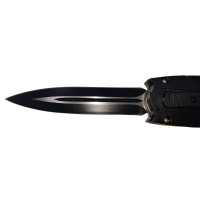 Briceag automat pentru vanatoare Futuristic Blade, PVC, 23 cm, negru Briceag automat pentru vanatoare Futuristic Blade, PVC, 23 cm, negru