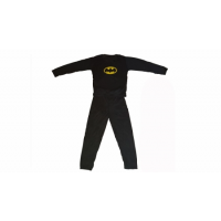 Set costum clasic Batman , 3-5 ani, 100-110 cm, negru si masca LED