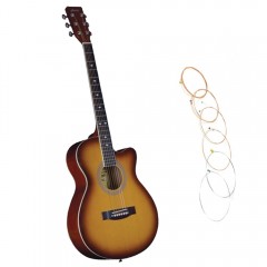 Chitara clasica din lemn 95 cm, set de corzi inclus