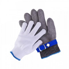 Manusa de protectie   , Schutzender Helfer, marimea XL, otel inoxidabil, argintiu