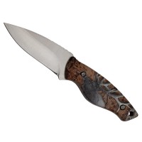 Cutit de vanatoare   Stag Call, 20 cm, bej, husa inclusa