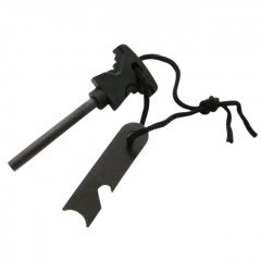 Amnar pentru camping , Best Survival, otel inoxidabil, 11.5 cm, negru