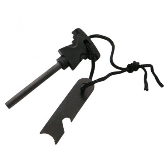 Amnar pentru camping , Best Survival, otel inoxidabil, 11.5 cm, negru