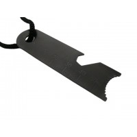 Amnar pentru camping , Best Survival, otel inoxidabil, 11.5 cm, negru