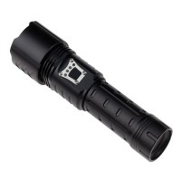 Lanterna de supravietuire , Unmittelbare Rettung, metalica, LED, USB, zoom, negru Lanterna de supravietuire , Unmittelbare Rettung, metalica, LED, USB, zoom, negru