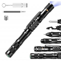 Pix tactic   , Comando Specialist, multifunctional, aluminiu, 13.5 cm, negru