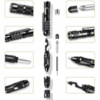 Pix tactic   , Comando Specialist, multifunctional, aluminiu, 13.5 cm, negru