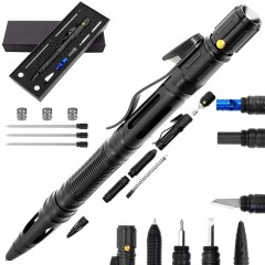 Pix tactic   , Comando Corps, multifunctional, aluminiu, 15.5 cm, negru