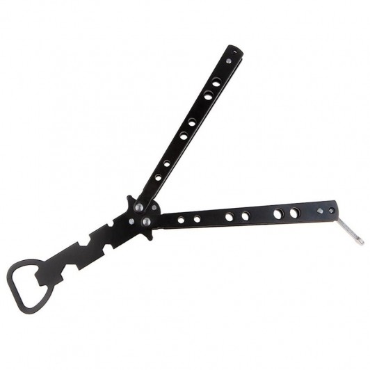 Briceag antrenament   Party Opener, deschizator capace, otel inoxidabil, 22.5 cm, negru
