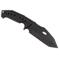 Cutit de vanatoare   Survival Avenue, otel inoxidabil, 23 cm, negru