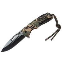 Briceag de vanatoare   Only Comando, otel inoxidabil, 21 cm, verde