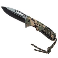 Briceag de vanatoare   Only Comando, otel inoxidabil, 21 cm, verde