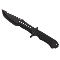 Cutit de vanatoare   Survival Spirit, otel inoxidabil, amnar, 30.5 cm, negru, teaca incl