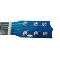 Chitara pentru copii, clasica, lemn, Junior Blue, 54 cm