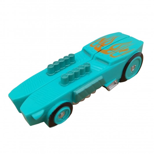 Masinuta dubla care se separa   , Split Speeders, Steam Power, plastic, cu magnet, 9.5 cm