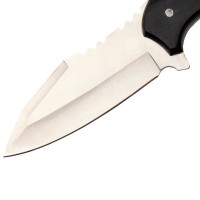 Cutit de vanatoare   Old Future, otel inoxidabil, 25 cm, negru, teaca inclusa
