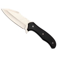 Cutit de vanatoare   Old Future, otel inoxidabil, 25 cm, negru, teaca inclusa
