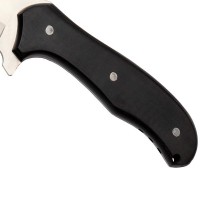 Cutit de vanatoare   Old Future, otel inoxidabil, 25 cm, negru, teaca inclusa