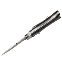 Briceag pescaresc automat   Fishy Situation, otel inoxidabil, 22.5 cm, maro, teaca inclu