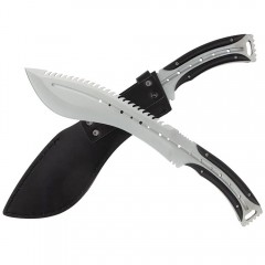 Maceta de vanatoare Spiky Friend, 39 cm, otel inoxidabil, argintiu, teaca inclusa Maceta de vanatoare Spiky Friend, 39 cm, otel inoxidabil, argintiu, teaca inclusa