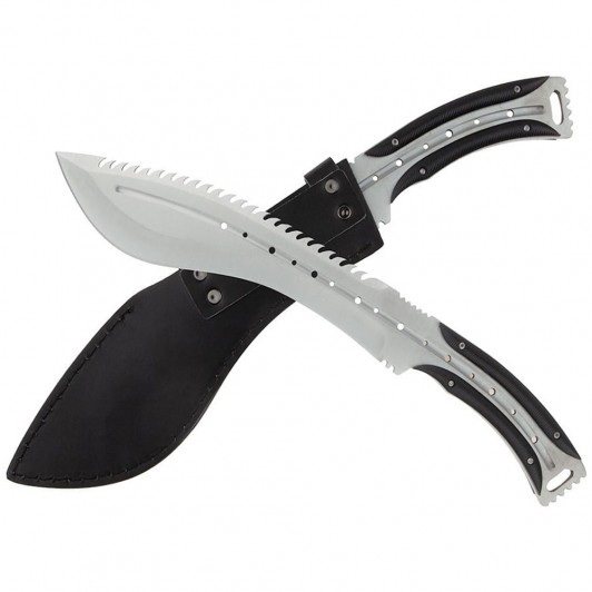 Maceta de vanatoare Spiky Friend, 39 cm, otel inoxidabil, argintiu, teaca inclusa Maceta de vanatoare Spiky Friend, 39 cm, otel inoxidabil, argintiu, teaca inclusa