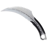Cutit karambit, Comando Specialist, otel inoxidabil, 33 cm, argintiu, teaca inclusa