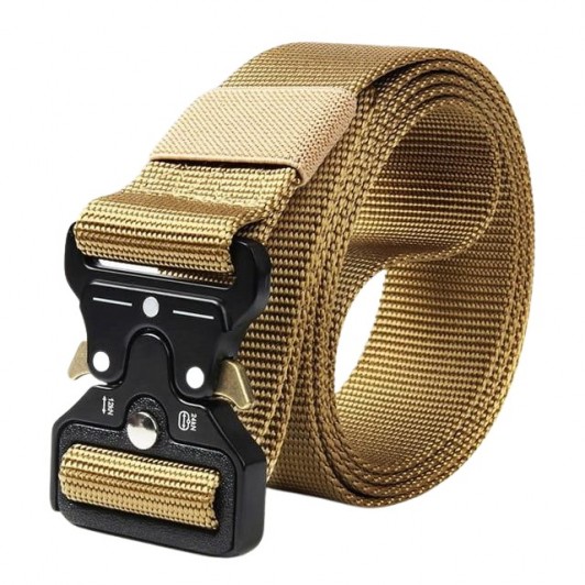 Centura tactica , Militarische Unterstutzung, nylon, 120 cm, bej