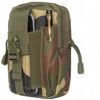 Husa tactica militara , Trooper Reach, poliester, capacitate 1 l, 18 cm, camuflaj