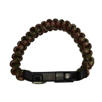 Bratara supravietuire , Military Surplus, paracord, 26 cm, camuflaj