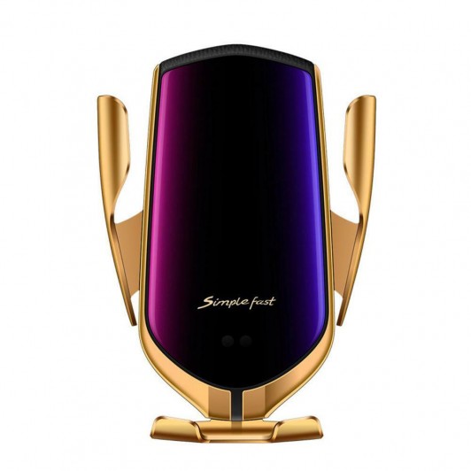 Suport auto cu incarcare rapida wireless , VrumVrum Friend, plastic, universal, senzor i Suport auto cu incarcare rapida wireless , VrumVrum Friend, plastic, universal, senzor i