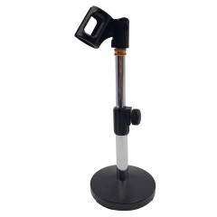 Stativ profesional pentru microfon , Sound Helper, metalic, 33 cm, negru
