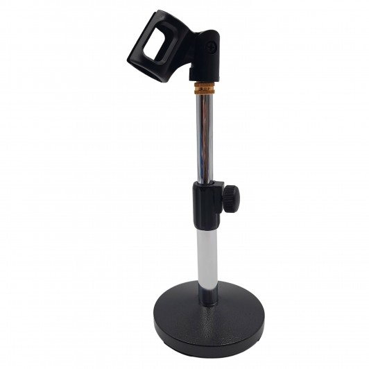 Stativ profesional pentru microfon , Sound Helper, metalic, 33 cm, negru