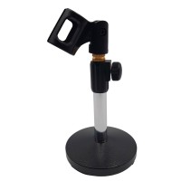 Stativ profesional pentru microfon , Sound Helper, metalic, 33 cm, negru