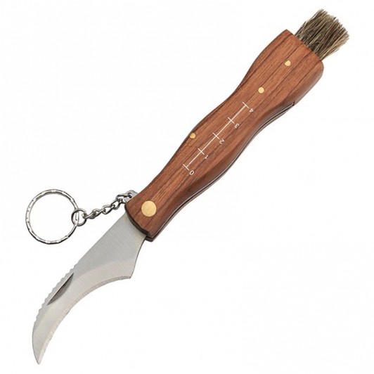 Briceag pentru ciuperci   Pilzliebhaber, otel inoxidabil, 21 cm, maro