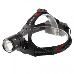 Lanterna de cap , Hiking Ranger, zoom, intensitate interschimbabila, aluminiu, negru
