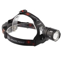 Lanterna de cap , Hiking Ranger, zoom, intensitate interschimbabila, aluminiu, negru