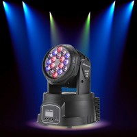 Moving head   , Party Energy, jocuri de lumini, 70W, 18 leduri, negru