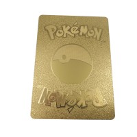 Set cartonase Pokemon , Gold GTX, editie de colectie, 55 bucati, aurii