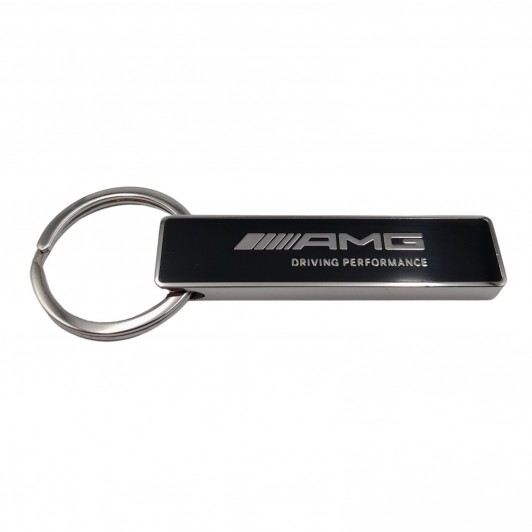 Breloc de chei , AMG Performance, editie de colectie, 6 cm, metal, argintiu