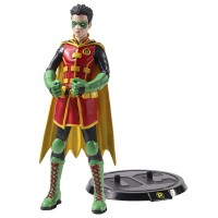 Figurina Robin articulata , Boy Wonder, editie de colectie, 17 cm, stativ inclus