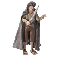 Figurina articulata Frodo , Ring Bearer, editie de colectie, 18 cm, stativ inclus