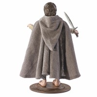 Figurina articulata Frodo , Ring Bearer, editie de colectie, 18 cm, stativ inclus