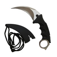 Set doua cutite karambit DEPOX®, Comando Specialist, otel inoxidabil, multicolor, 20 cm Set doua cutite karambit DEPOX®, Comando Specialist, otel inoxidabil, multicolor, 20 cm