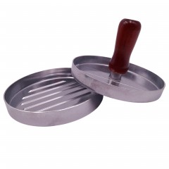 Presa manuala pentru burgeri   , Exquisite Chef, aluminiu, 11.5 cm, argintiu