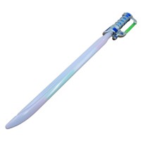 Sabie de jucarie , Future Warrior, plastic, LED, sunete, 63.5 cm, argintiu Sabie de jucarie , Future Warrior, plastic, LED, sunete, 63.5 cm, argintiu