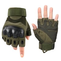 Manusi tactice militare   , Total Survivor, protectii articulate, nylon, marime L, kaki