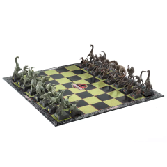 Joc sah Jurassic Park , Dinosaur Battle, 45x45 cm, PVC, multicolor